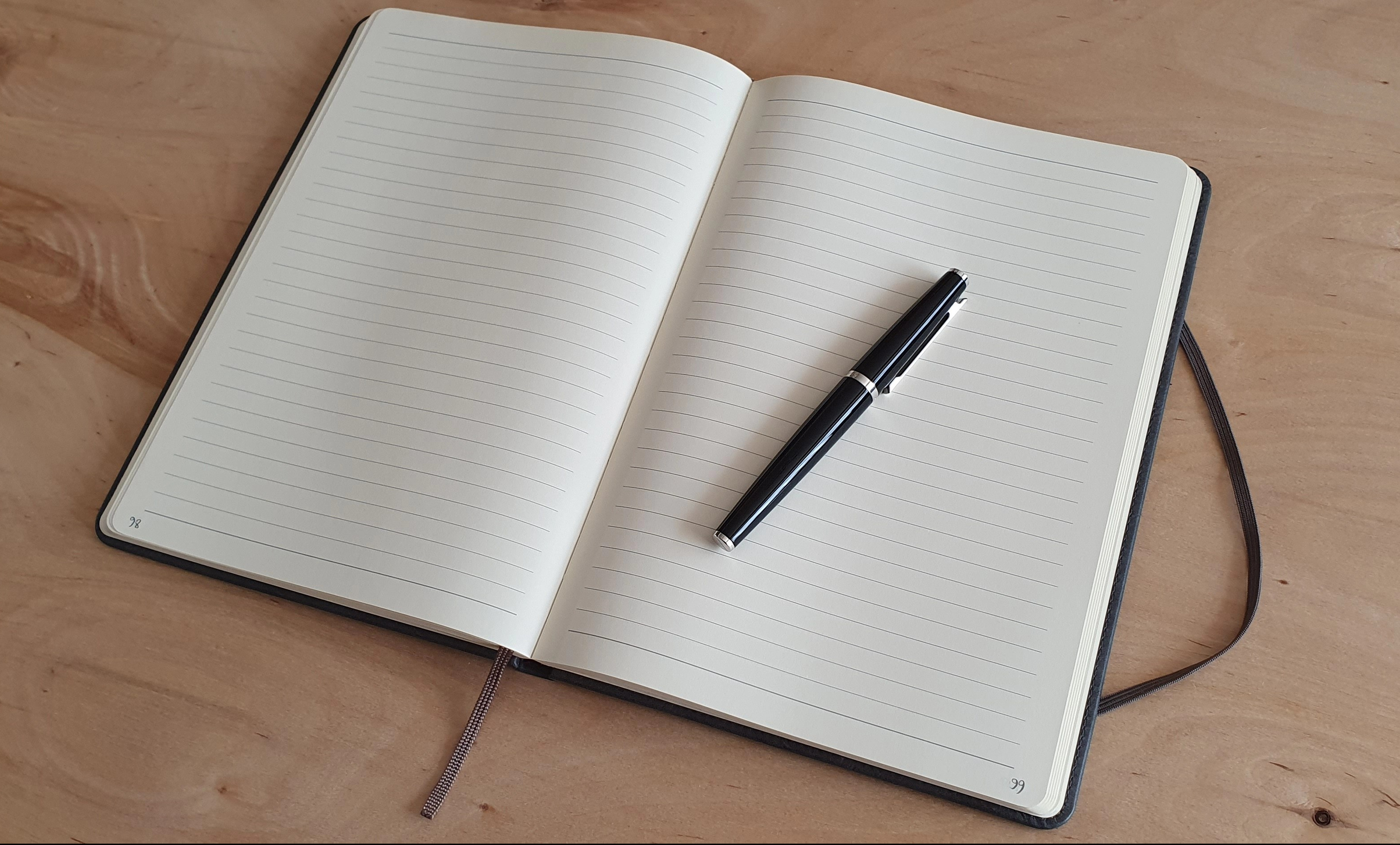 Moderno B5 Charcoal notebook review. | Fountain pen blog